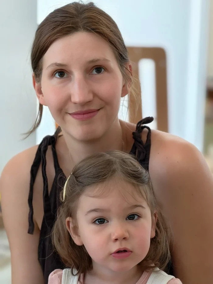 Mama and Lara — the photo we uploaded for the Love for Mama book