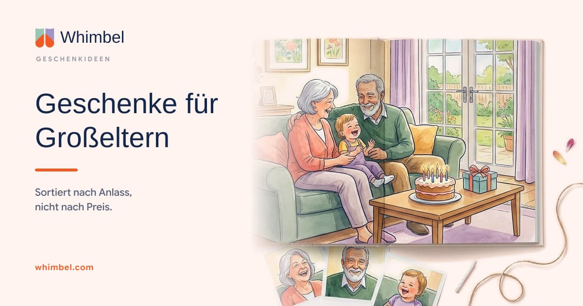 Geschenke für Großeltern: Ideen für Oma und Opa, nach Anlass