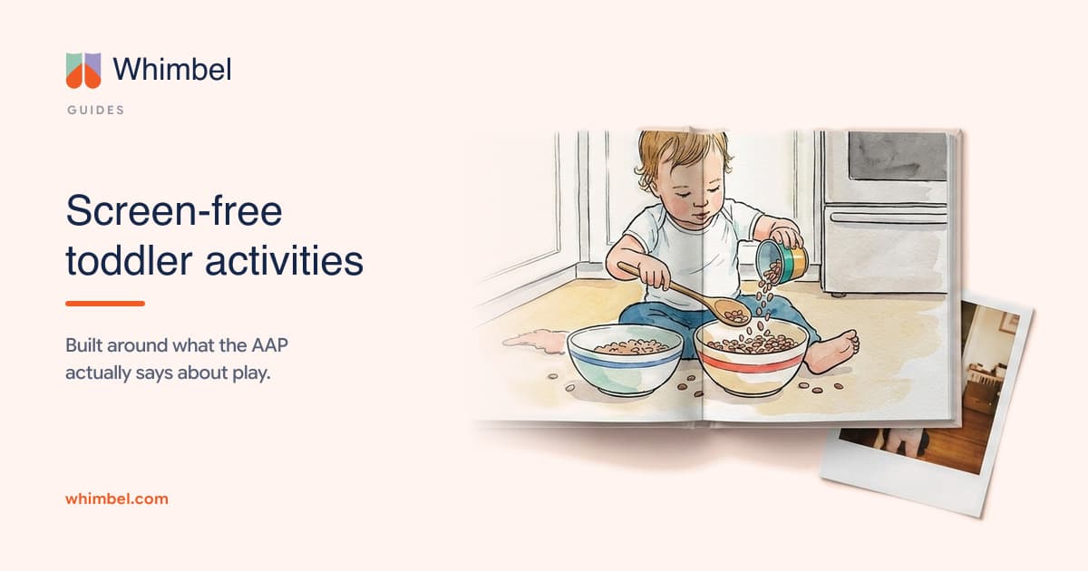 Screen-Free Activities for Toddlers, With the Actual WHO Limits
