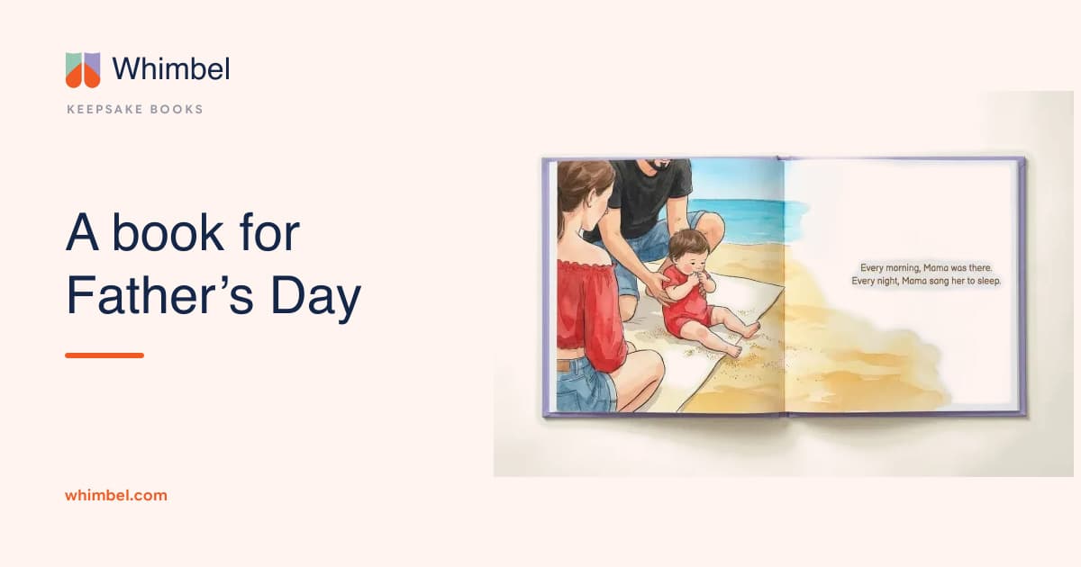 A personalized Father's Day book about what Dad means to them.