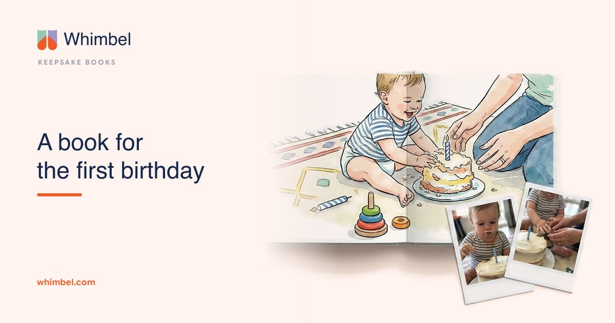 A baby book for the first year that flew by.