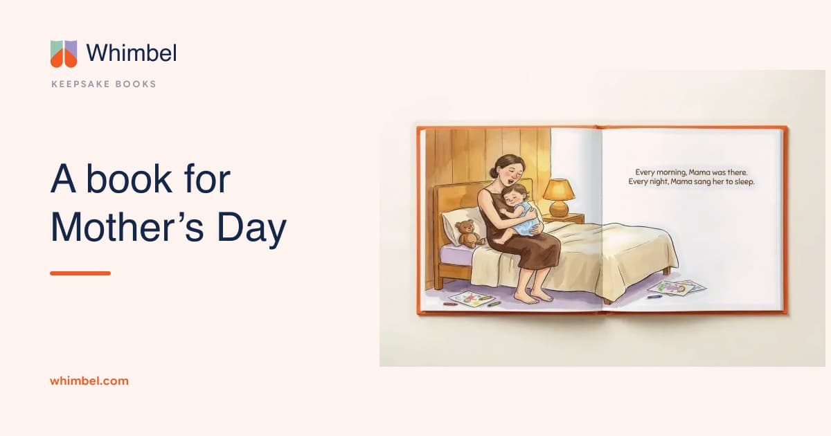 A personalized Mother's Day book about everything Mom does.