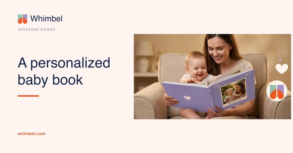 A personalized baby book made from your memories, not a template.