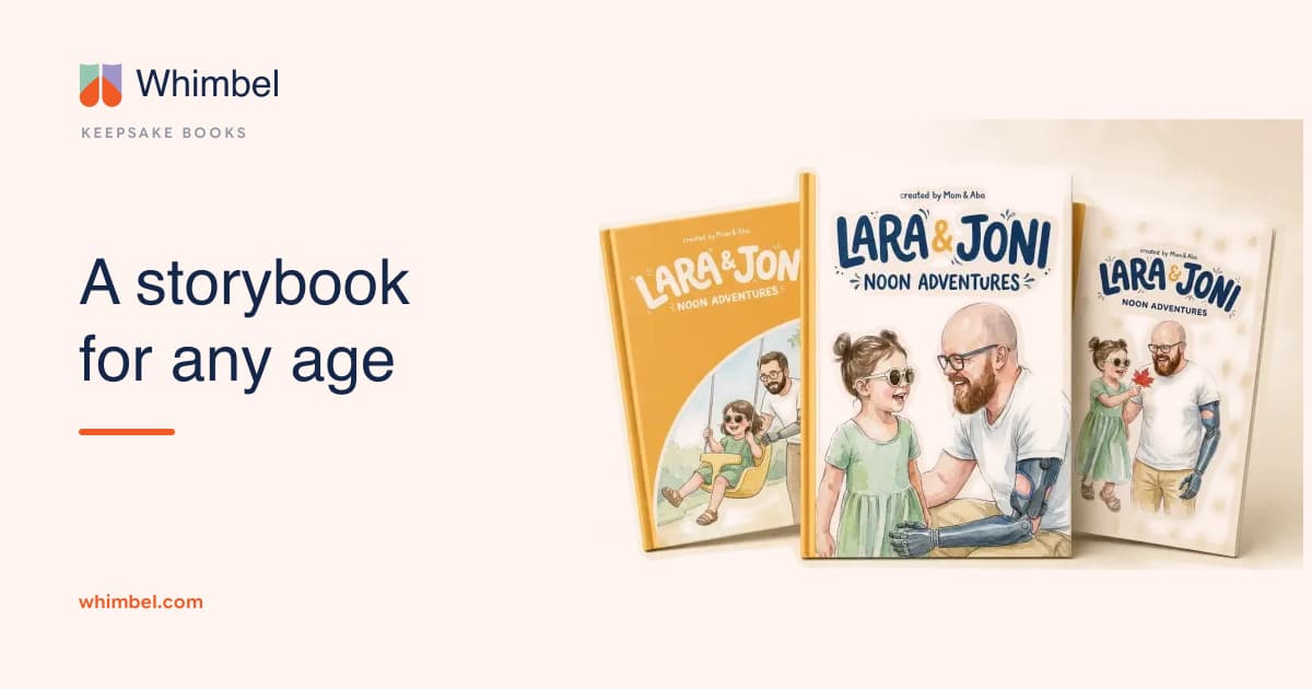 A storybook starring them — at any age.