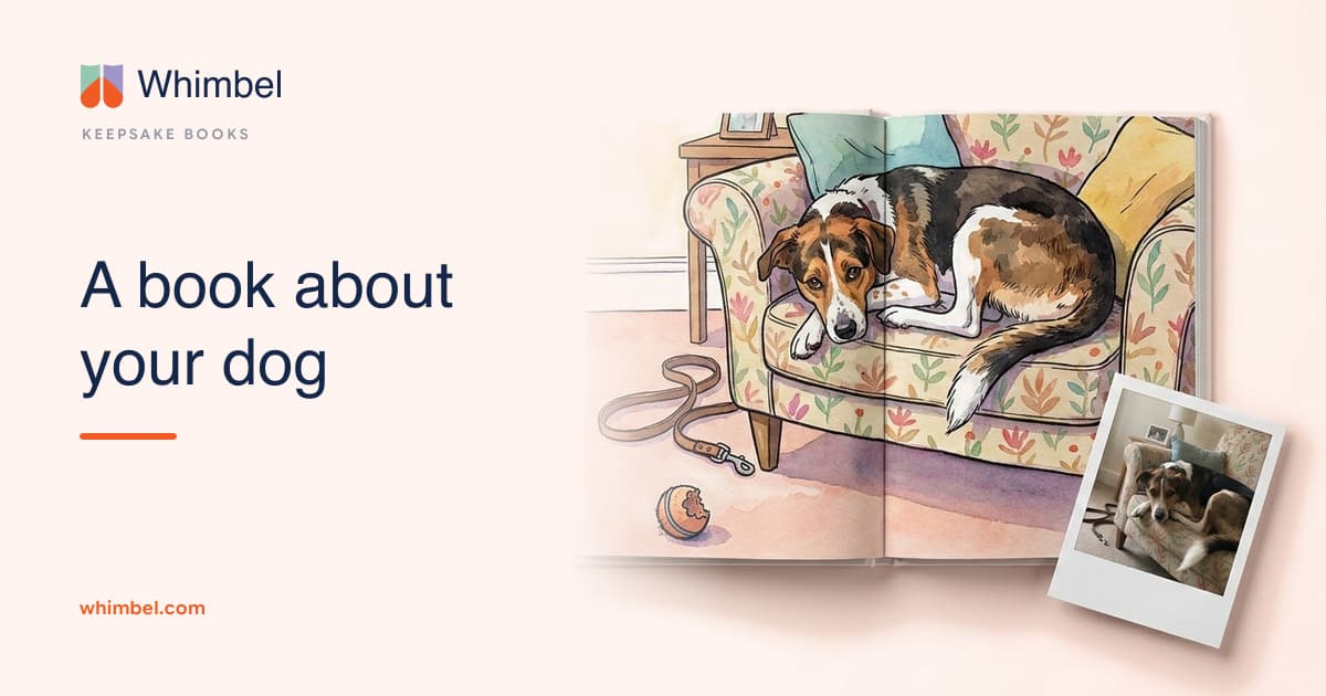 A personalized pet book, and your dog is the hero of it.