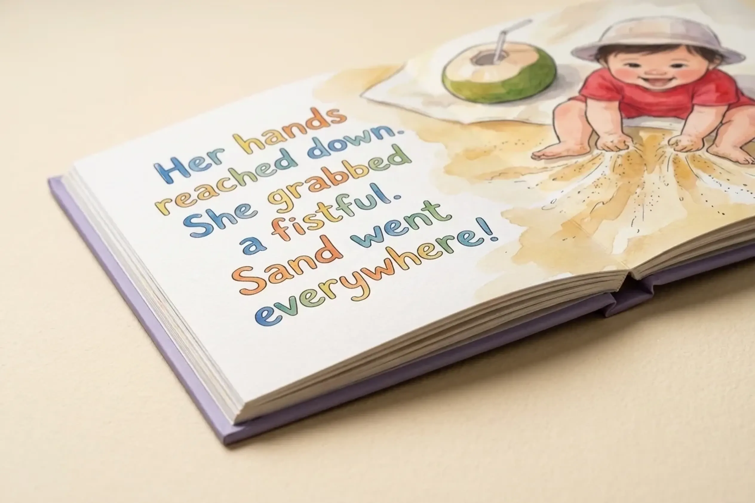 Beach day book detail